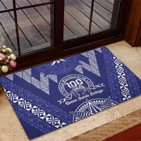 Queen Salote College Centenary Rubber Doormat Tongan Kupesi Pattern - Polynesian Pride