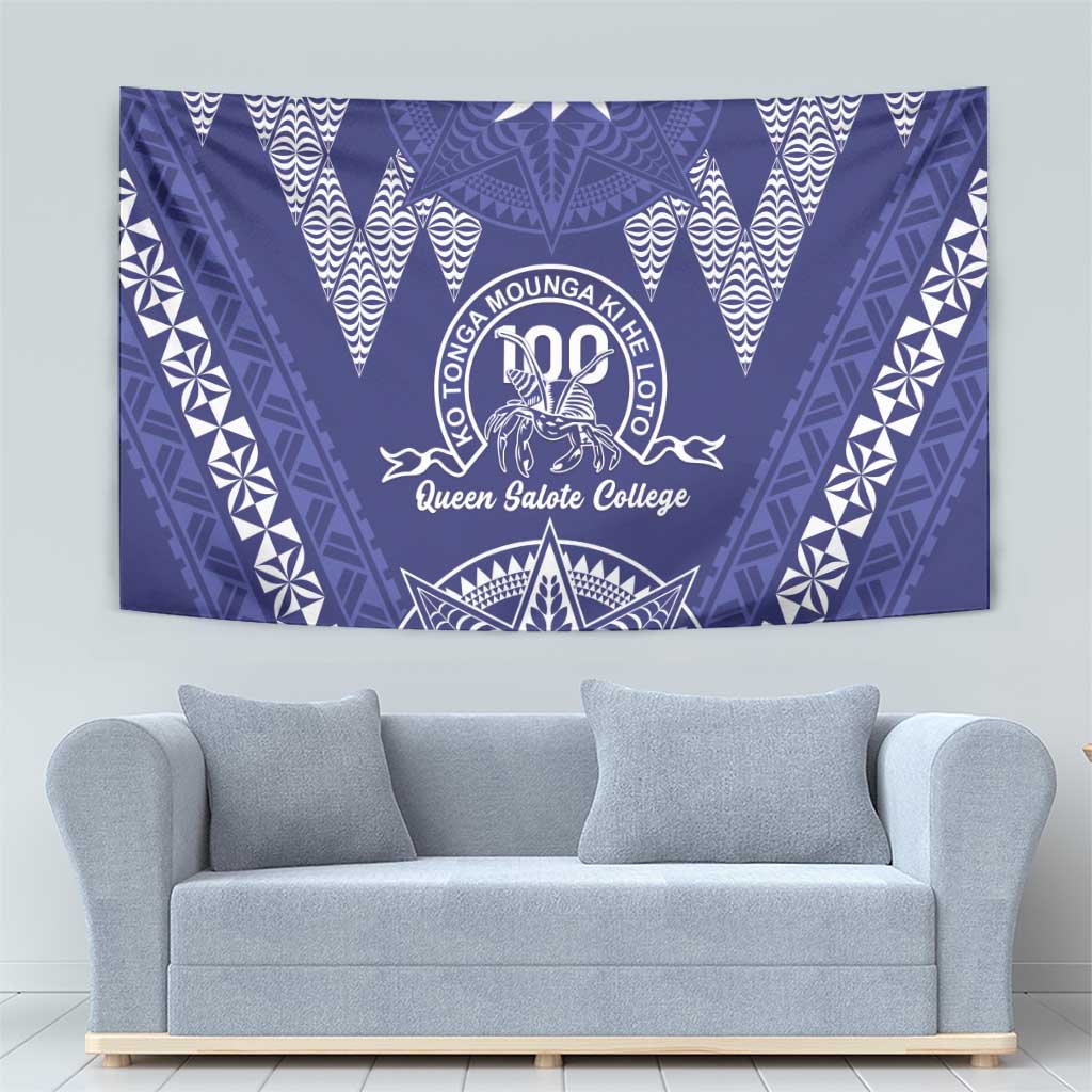 Queen Salote College Centenary Tapestry Tongan Kupesi Pattern - Polynesian Pride