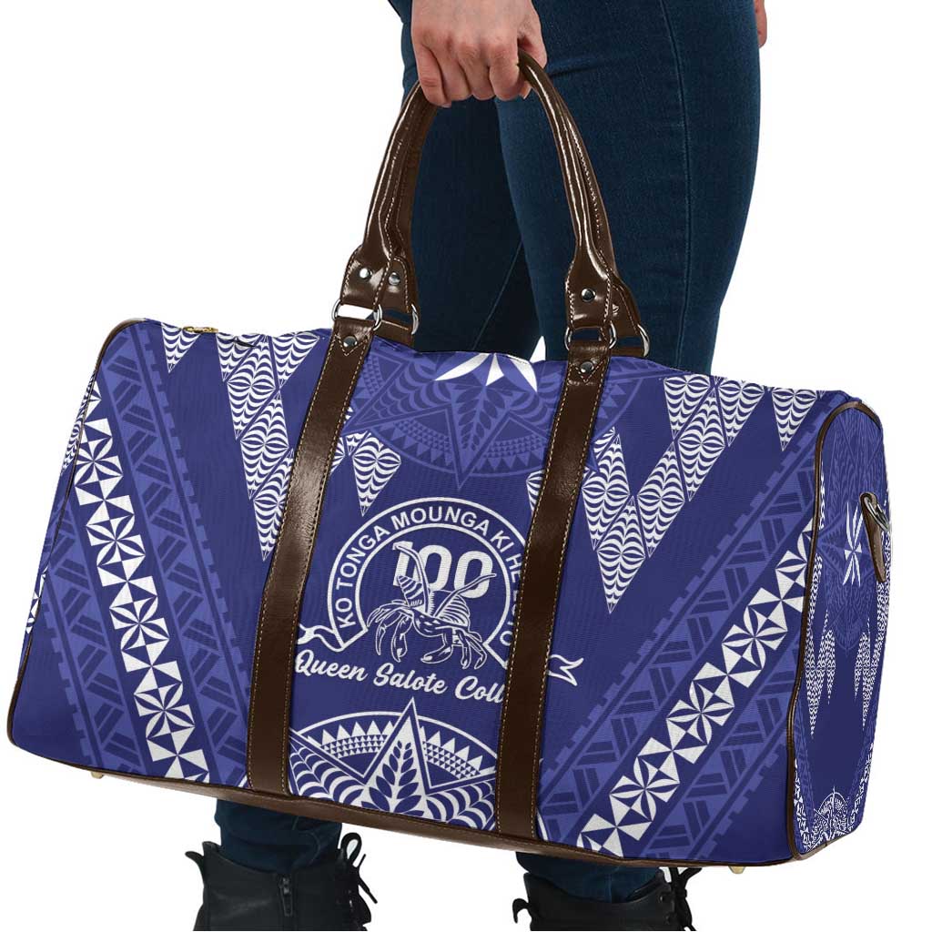 Queen Salote College Centenary Travel Bag Tongan Kupesi Pattern - Polynesian Pride