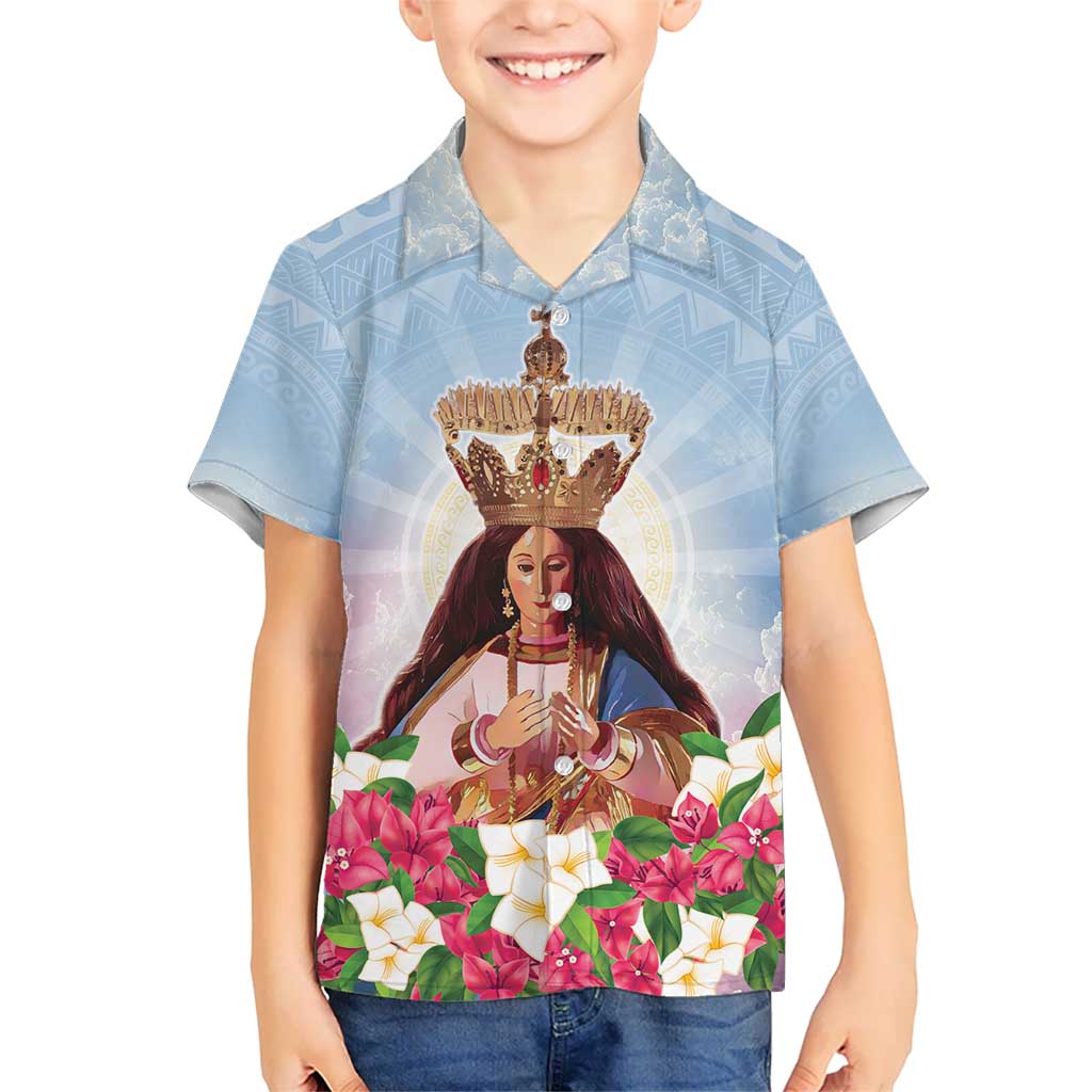 Guam Patroness Hawaiian Shirt The Legend Santa Marian Kamalen