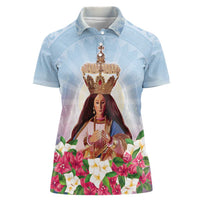 Guam Patroness Women Polo Shirt The Legend Santa Marian Kamalen