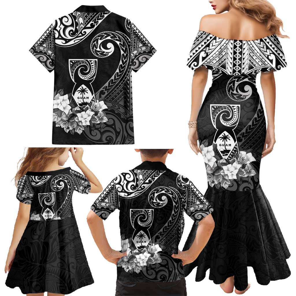 Guam MLK Day Family Matching Mermaid Dress and Hawaiian Shirt The Legacy Of MLK