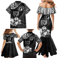 Guam MLK Day Family Matching Mermaid Dress and Hawaiian Shirt The Legacy Of MLK