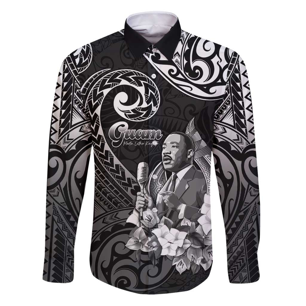 Guam MLK Day Family Matching Puletasi and Hawaiian Shirt The Legacy Of MLK