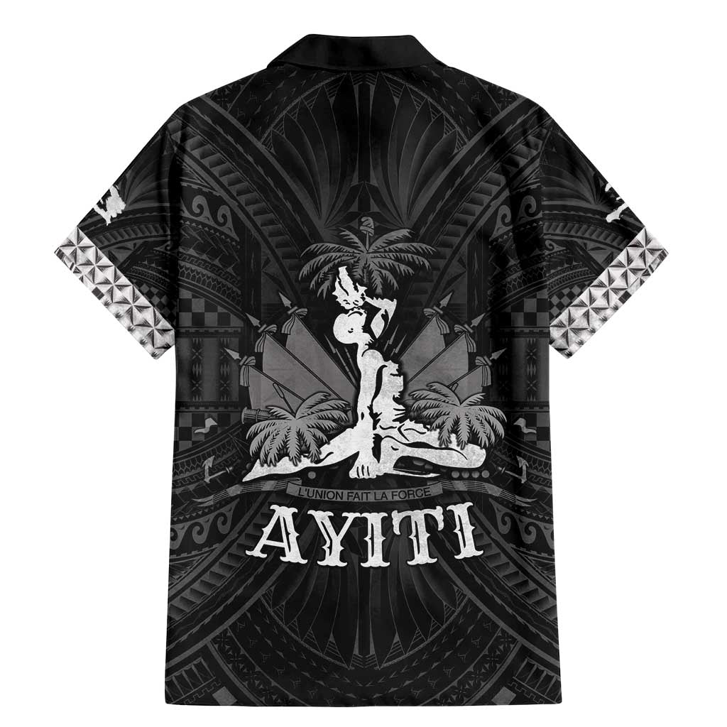 Haiti 1804 Family Matching Mermaid Dress and Hawaiian Shirt Polynesian Silver Neg Maron