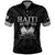 Haiti 1804 Polo Shirt Polynesian Silver Neg Maron