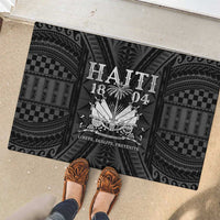 Haiti 1804 Rubber Doormat Polynesian Silver Neg Maron