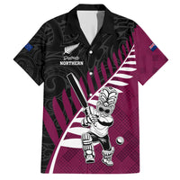 Custom New Zealand Northern Districts Cricket Family Matching Short Sleeve Bodycon Dress and Hawaiian Shirt With Maori Pattern