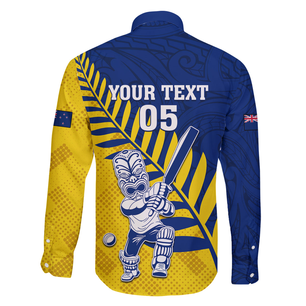 Custom New Zealand Otago Cricket Family Matching Puletasi and Hawaiian Shirt With Maori Pattern