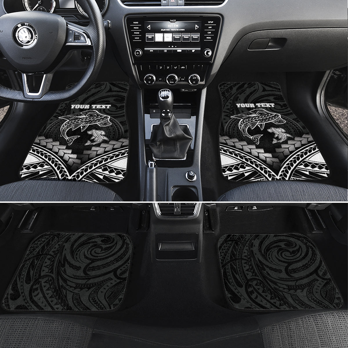 Happy Father's Day Car Mats I Love You Dad Polynesian Style