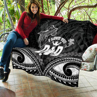 Happy Father's Day Quilt I Love You Dad Polynesian Style LT05 - Polynesian Pride