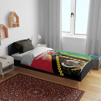 Happy Vanuatu Constitution Day Bedding Set Flag Style With Sand Drawing Pattern LT05 - Polynesian Pride