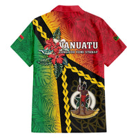 Happy Vanuatu Constitution Day Family Matching Long Sleeve Bodycon Dress and Hawaiian Shirt Flag Style With Sand Drawing Pattern LT05 - Polynesian Pride