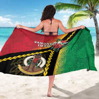 Happy Vanuatu Constitution Day Sarong Flag Style With Sand Drawing Pattern LT05 - Polynesian Pride