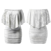 Tokelau White Sunday Couples Matching Off Shoulder Short Dress and Hawaiian Shirt Elegant Hibiscus Polynesian Tribal Pattern LT05 - Polynesian Pride
