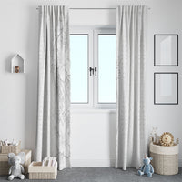 Tokelau White Sunday Window Curtain Elegant Hibiscus Polynesian Tribal Pattern LT05 - Polynesian Pride