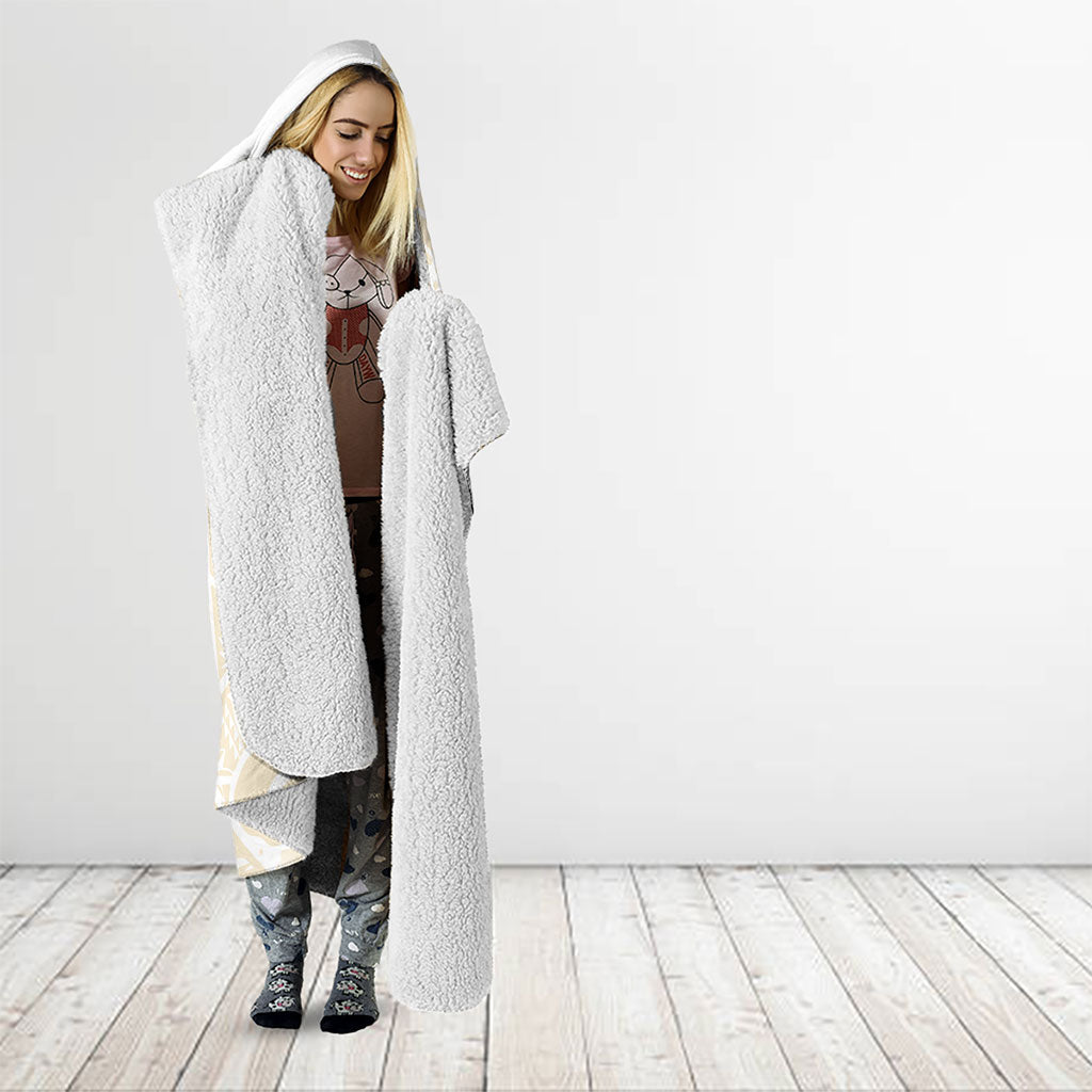 Tonga White Sunday Hooded Blanket Lotu Tamaiti Tongan Kupesi Pattern
