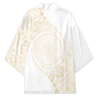 Tonga White Sunday Kimono Lotu Tamaiti Tongan Kupesi Pattern LT05 - Polynesian Pride