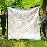 Tonga White Sunday Quilt Lotu Tamaiti Tongan Kupesi Pattern LT05 - Polynesian Pride