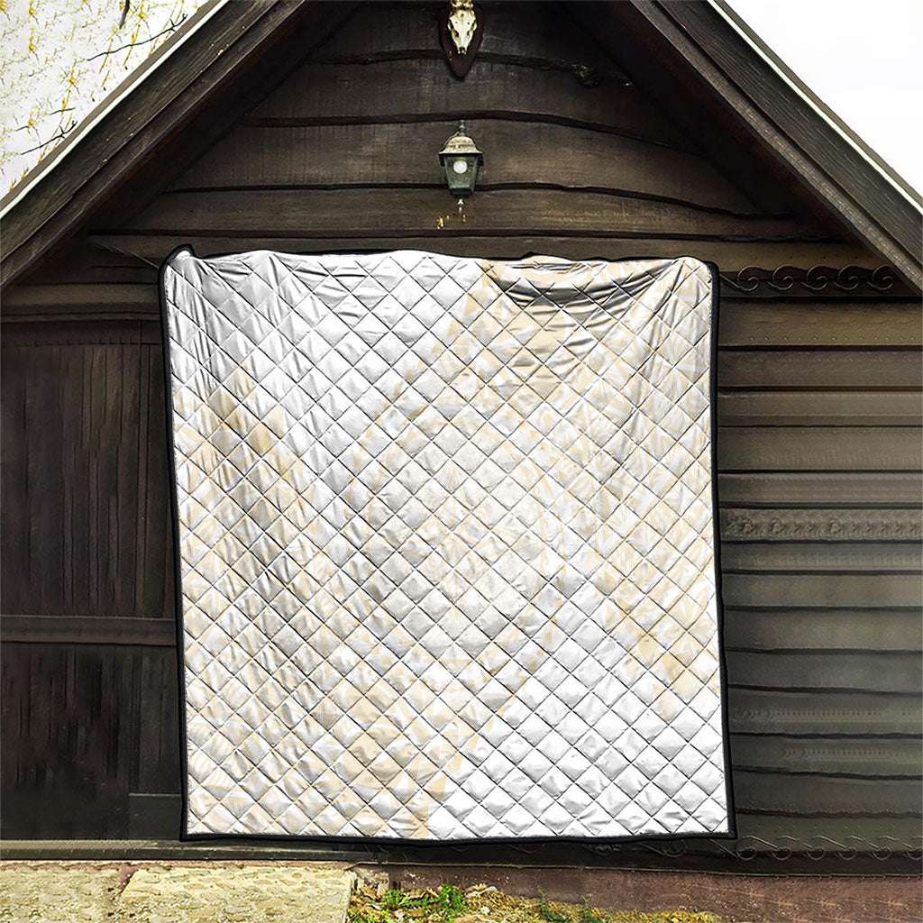 Tonga White Sunday Quilt Lotu Tamaiti Tongan Kupesi Pattern LT05 - Polynesian Pride