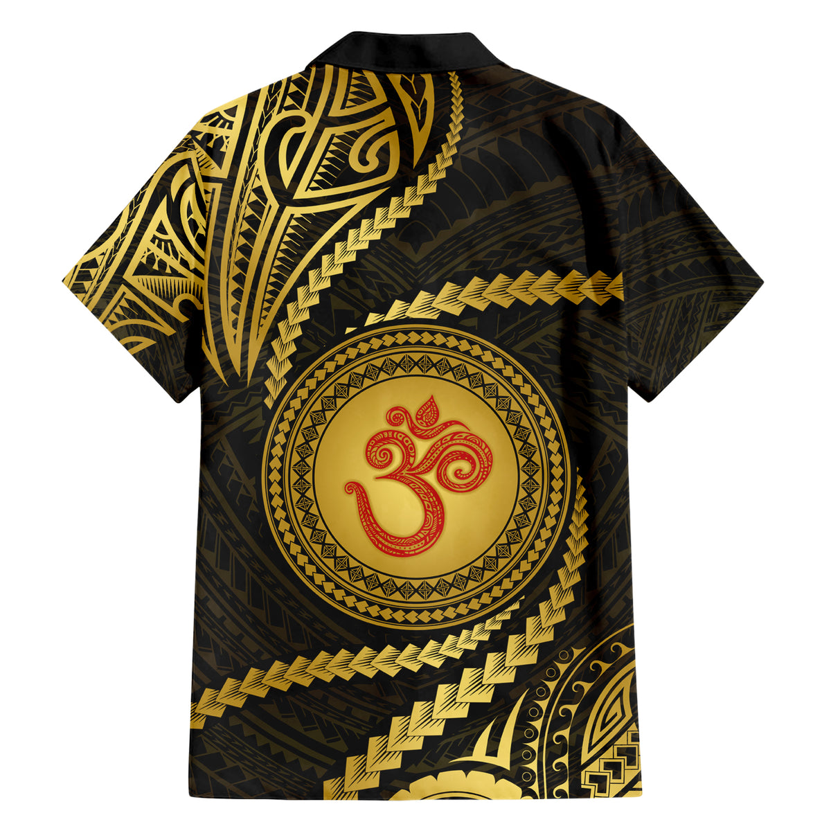 Polynesia Hawaiian Shirt With Hindu Om Symbol LT05 - Polynesian Pride