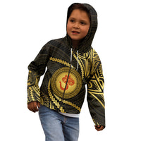 Polynesia Kid Hoodie With Hindu Om Symbol LT05 - Polynesian Pride