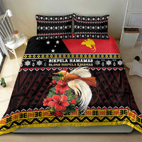 Papua New Guinea Christmas Bedding Set Bird Of Paradise Hamamas Krismas LT05 - Polynesian Pride