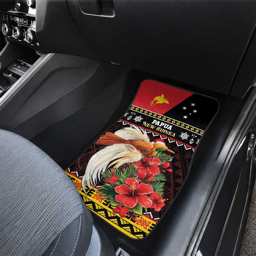 Papua New Guinea Christmas Car Mats Bird Of Paradise Hamamas Krismas