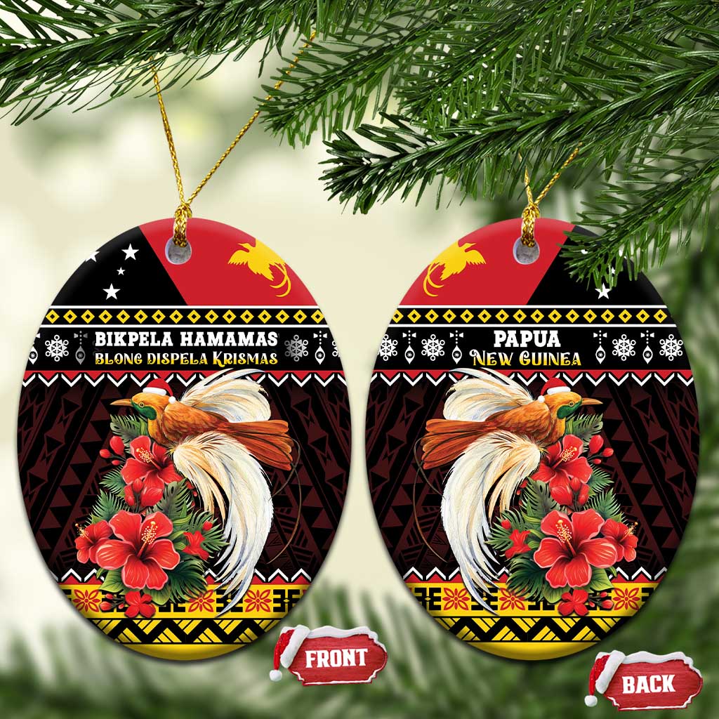 Papua New Guinea Christmas Ceramic Ornament Bird Of Paradise Hamamas Krismas