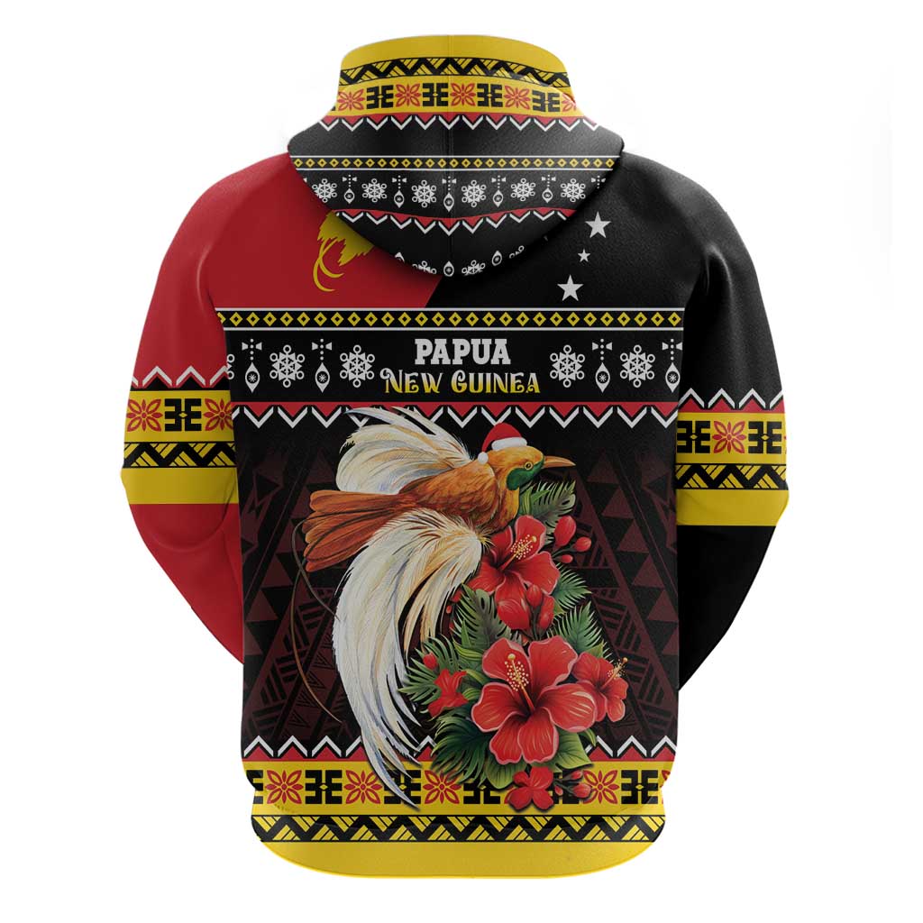 Papua New Guinea Christmas Hoodie Bird Of Paradise Hamamas Krismas