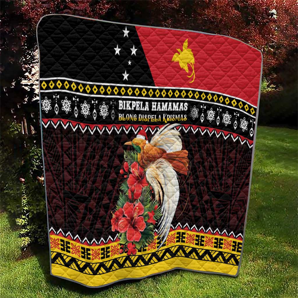 Papua New Guinea Christmas Quilt Bird Of Paradise Hamamas Krismas LT05 - Polynesian Pride