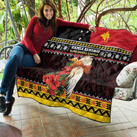 Papua New Guinea Christmas Quilt Bird Of Paradise Hamamas Krismas LT05 - Polynesian Pride