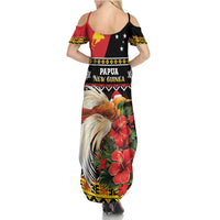 Papua New Guinea Christmas Summer Maxi Dress Bird Of Paradise Hamamas Krismas