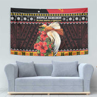 Papua New Guinea Christmas Tapestry Bird Of Paradise Hamamas Krismas LT05 - Polynesian Pride