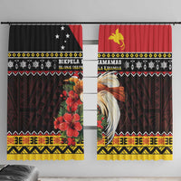 Papua New Guinea Christmas Window Curtain Bird Of Paradise Hamamas Krismas