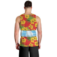 Polynesia Santa Claus Costume Men Tank Top Tropical Vibe