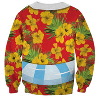 Polynesia Santa Claus Costume Sweatshirt Tropical Vibe LT05 - Polynesian Pride