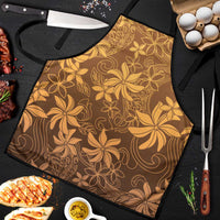 Tiare Tahiti Apron Brown Polynesia Motifs - Polynesian Pride