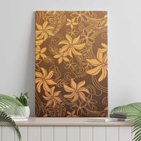 Tiare Tahiti Canvas Wall Art Brown Polynesia Motifs - Polynesian Pride