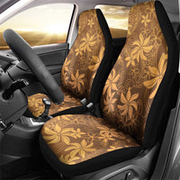 Tiare Tahiti Car Seat Cover Brown Polynesia Motifs - Polynesian Pride