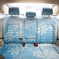Tiare Tahiti Back Car Seat Cover Blue Polynesia Motifs - Polynesian Pride