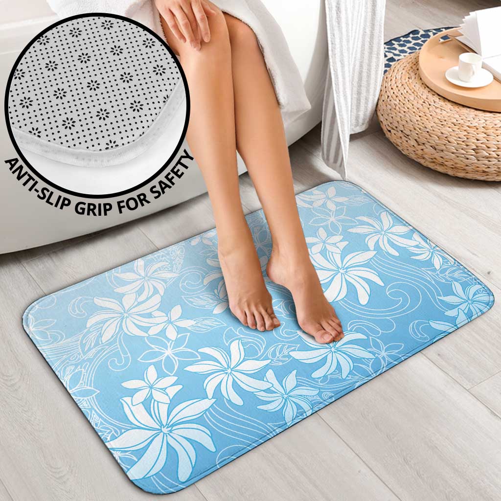 Tiare Tahiti Bathroom Set Blue Polynesia Motifs - Polynesian Pride