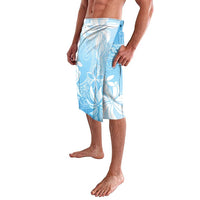 Tiare Tahiti Lavalava Blue Polynesia Motifs - Polynesian Pride