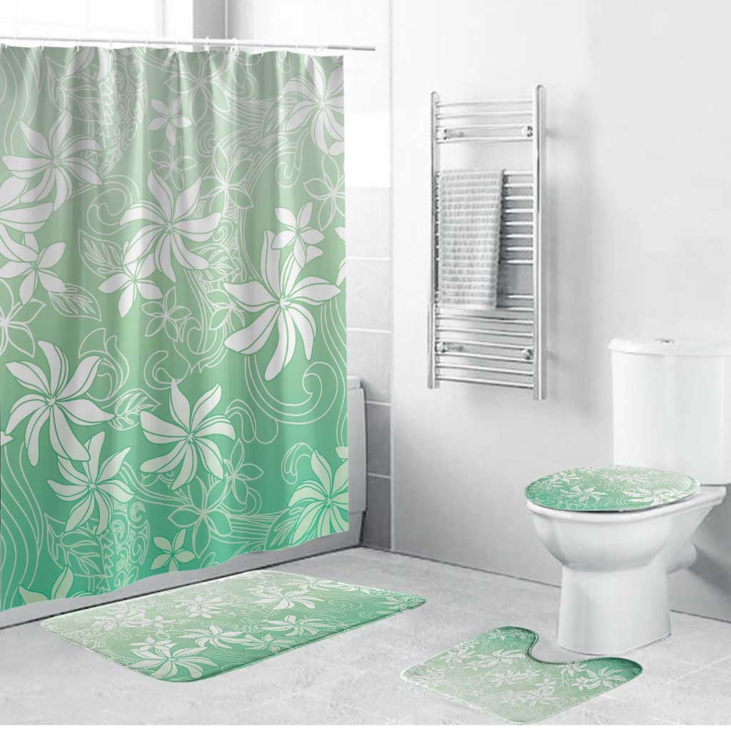 Tiare Tahiti Bathroom Set Matcha Polynesia Motifs - Polynesian Pride
