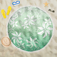 Tiare Tahiti Beach Blanket Matcha Polynesia Motifs - Polynesian Pride