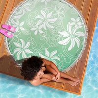 Tiare Tahiti Beach Blanket Matcha Polynesia Motifs - Polynesian Pride