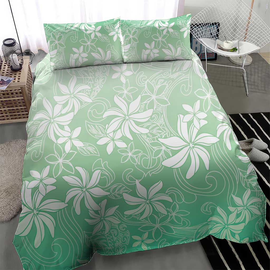 Tiare Tahiti Bedding Set Matcha Polynesia Motifs - Polynesian Pride