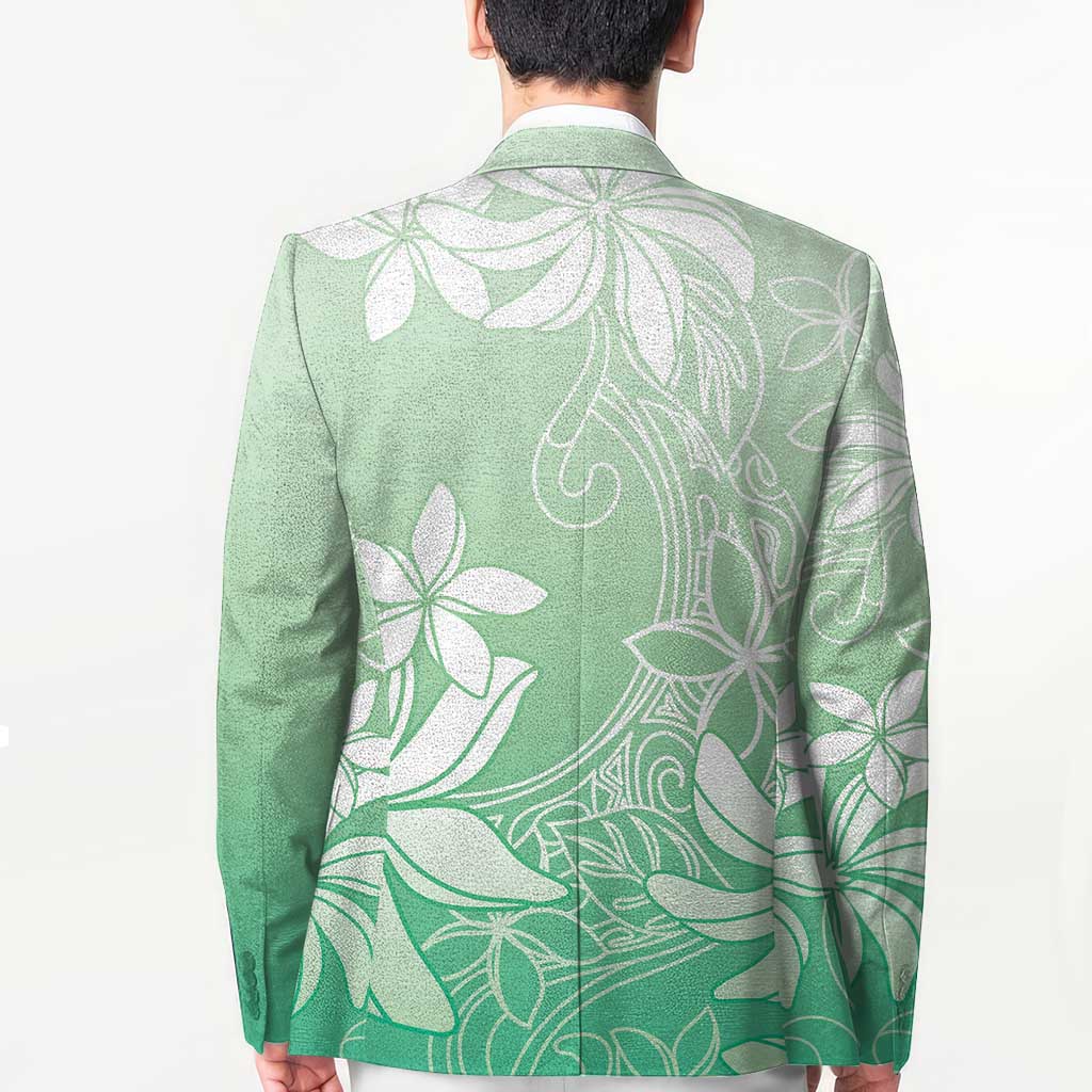 Tiare Tahiti Blazer Matcha Polynesia Motifs - Polynesian Pride