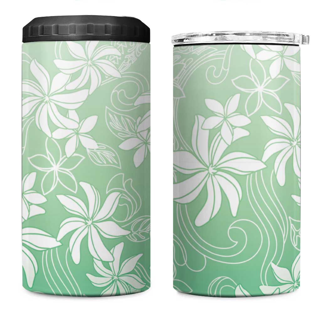 Tiare Tahiti 4 in 1 Can Cooler Tumbler Matcha Polynesia Motifs - Polynesian Pride