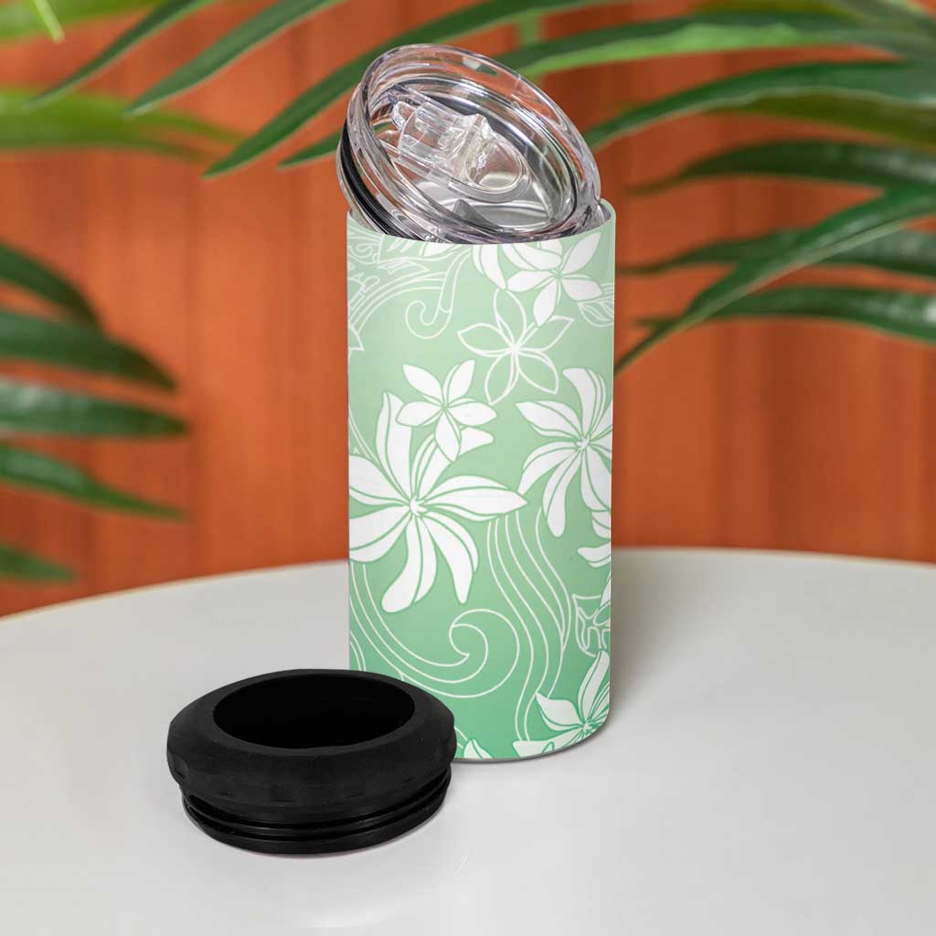 Tiare Tahiti 4 in 1 Can Cooler Tumbler Matcha Polynesia Motifs - Polynesian Pride